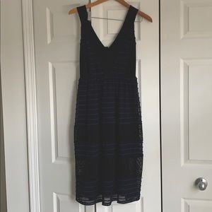Black and Navy lace dress from Chelsea28